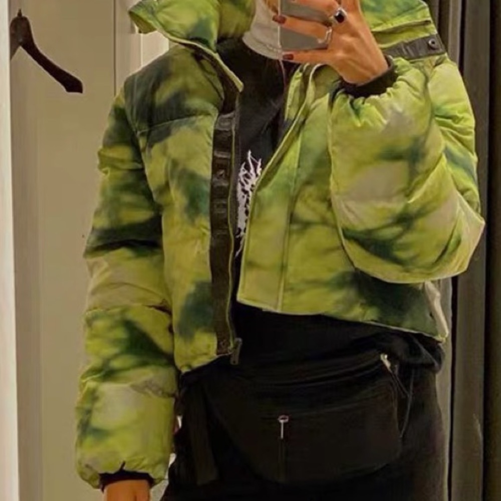 Green Down Jacket - image 1